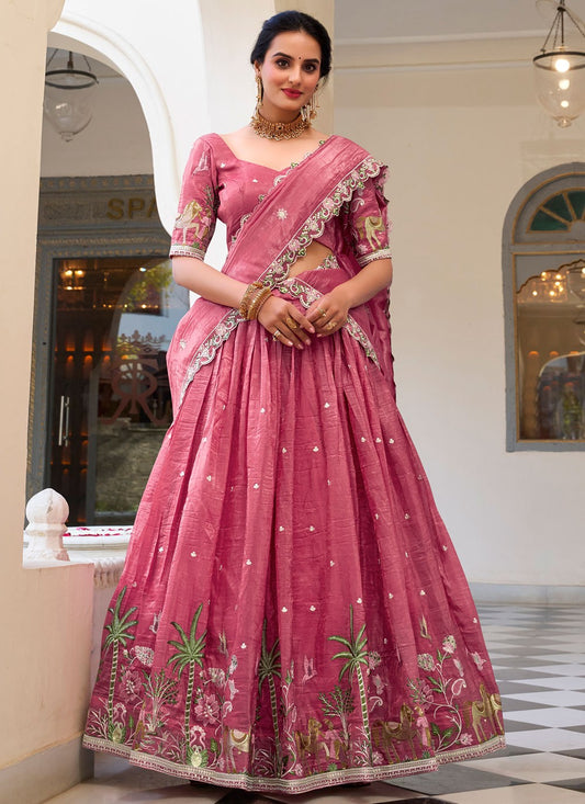 Crush Festival, Mehandi & Sangeet A - Line Lehenga L3624