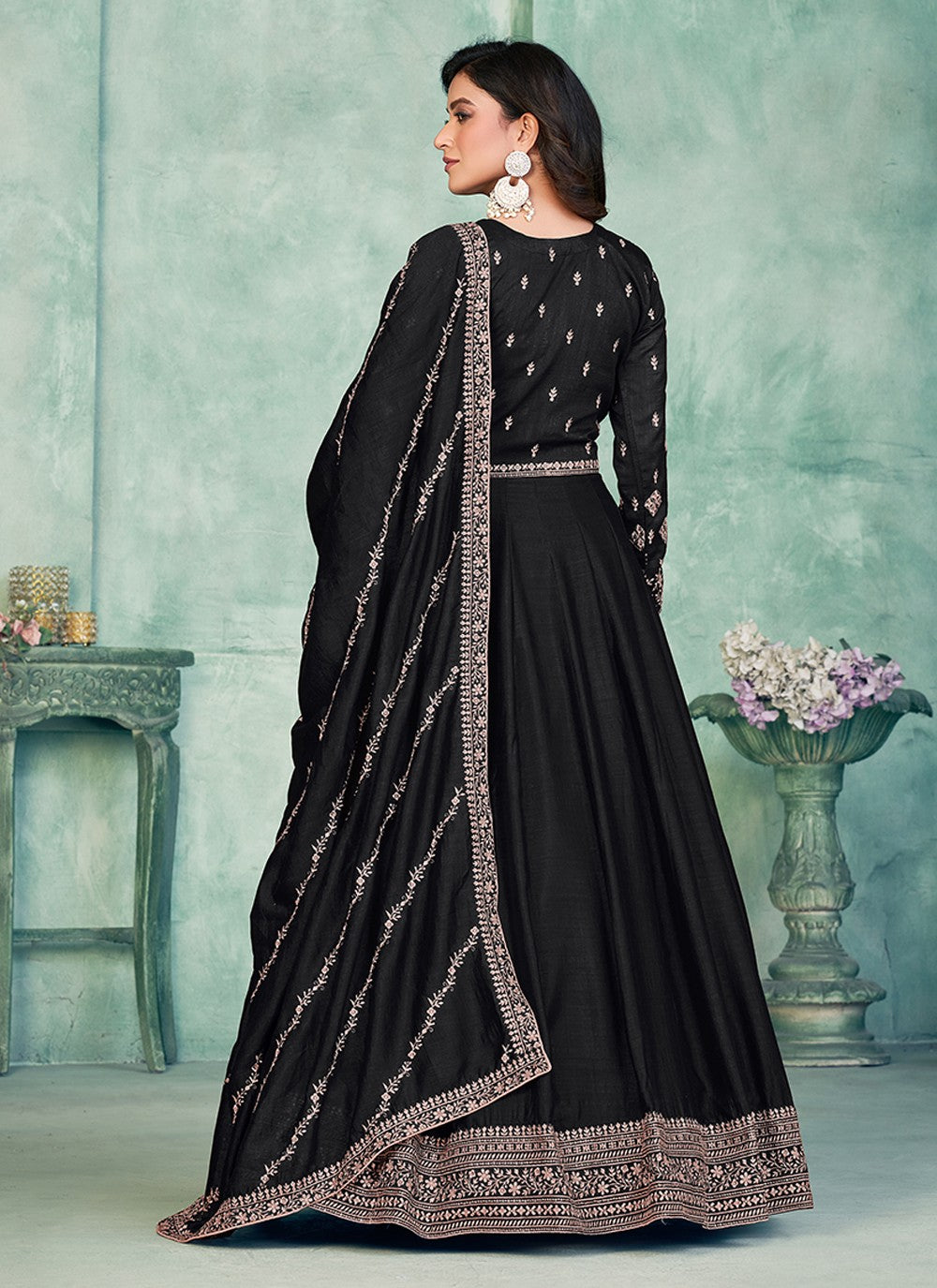 Art Silk Salwar Suit - T1220