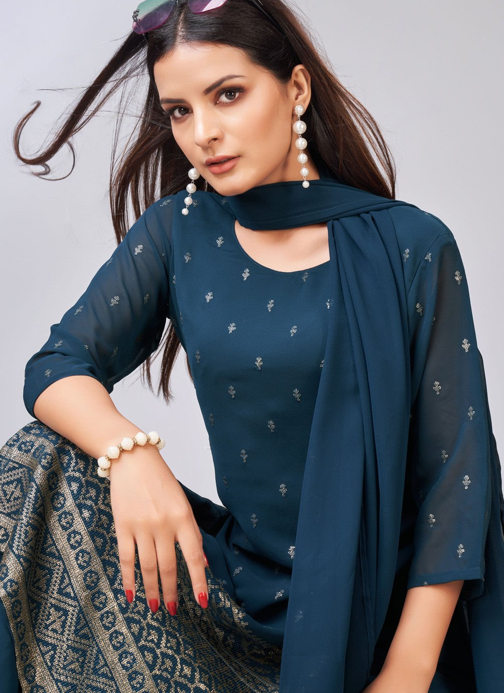 Georgette Salwar Suit - T1413
