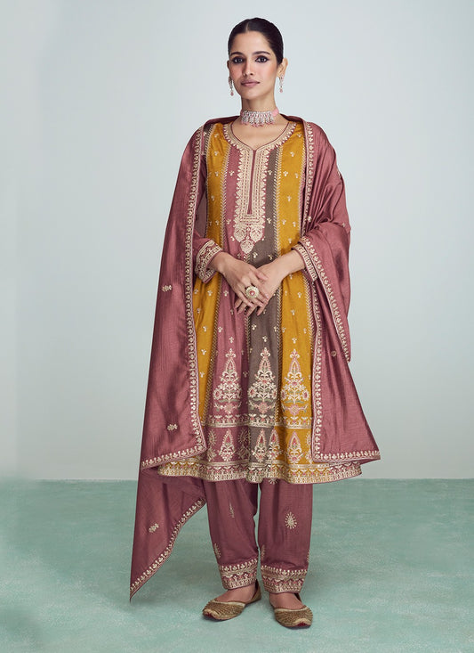 Silk Anarkali - T1212