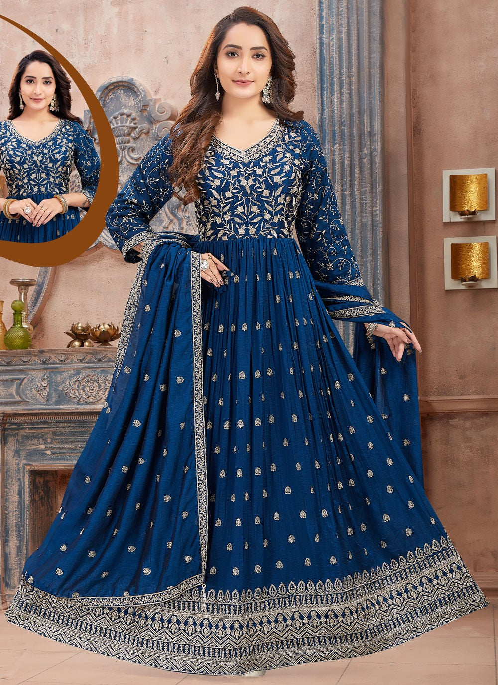 Silk Gown - G1478