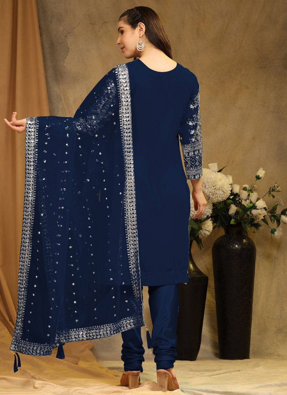 Faux Georgette Salwar Suit - T1633