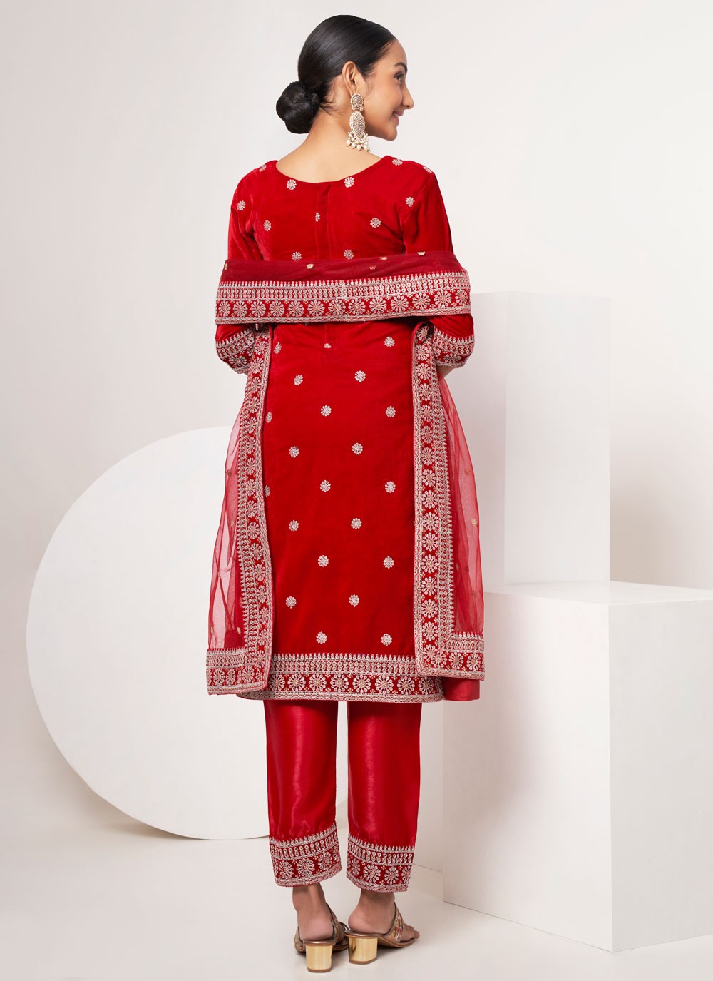 Velvet Salwar Suit - T1726