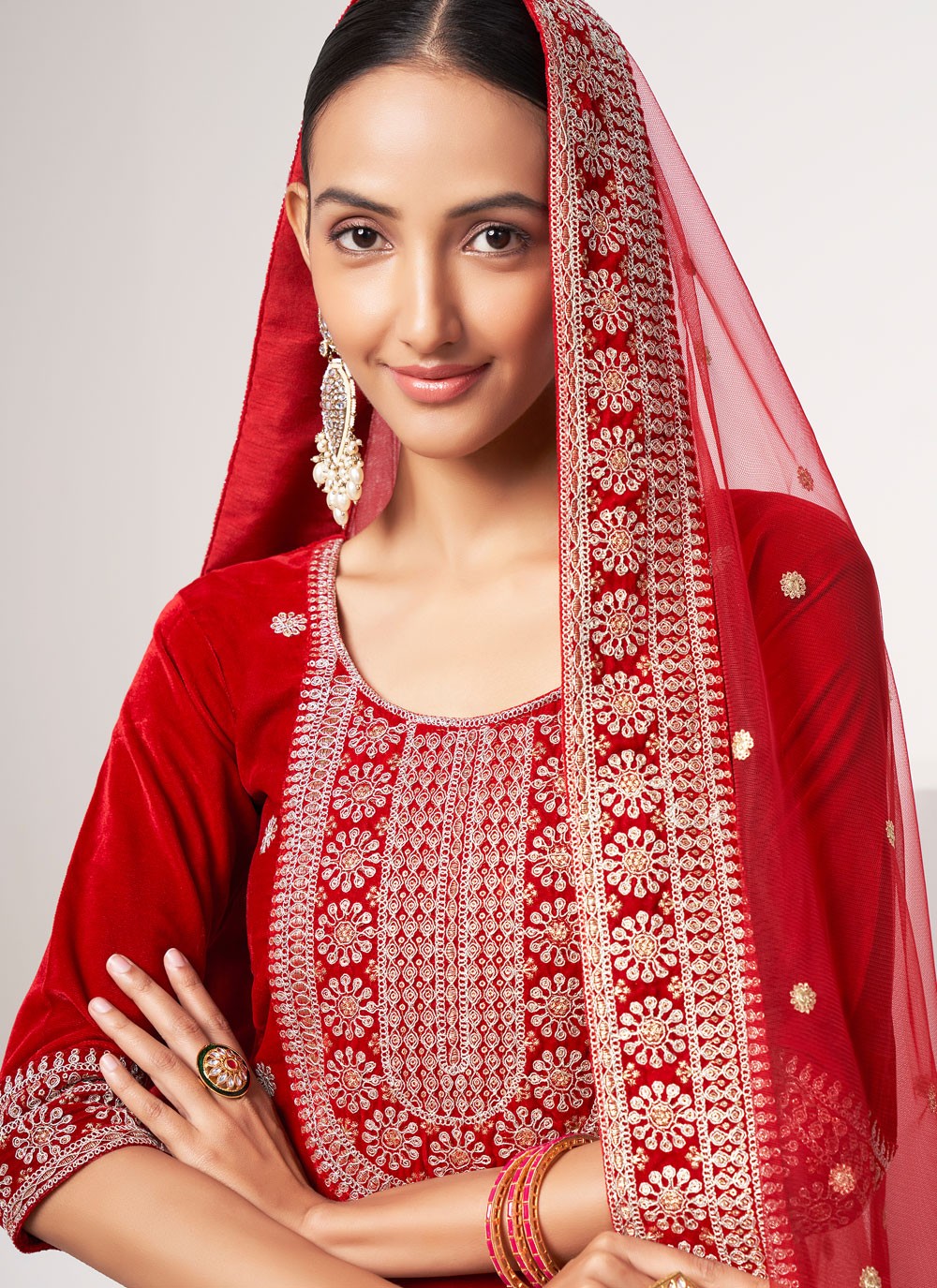 Velvet Salwar Suit - T1726