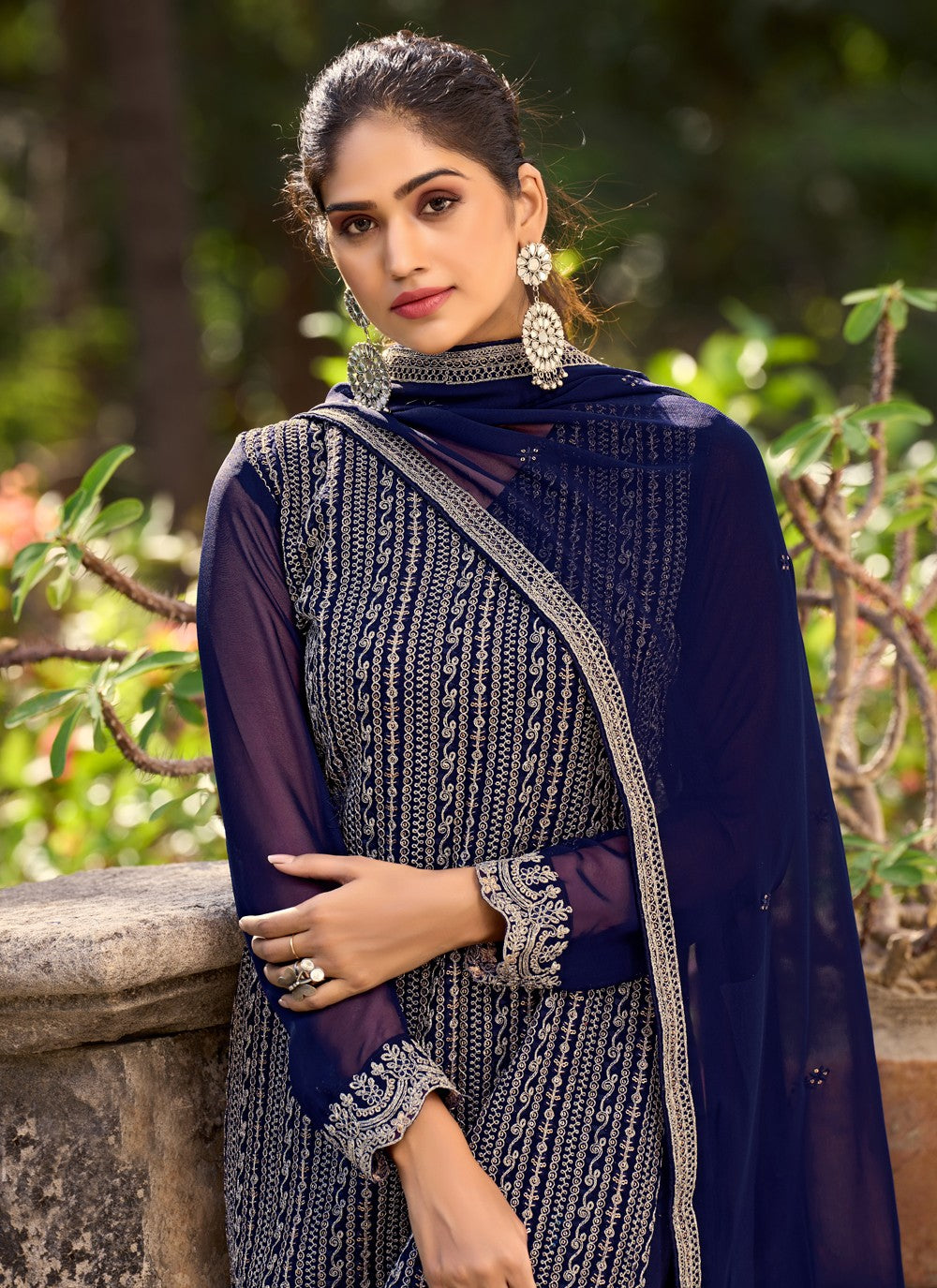 Silk Straight Suit - T1267