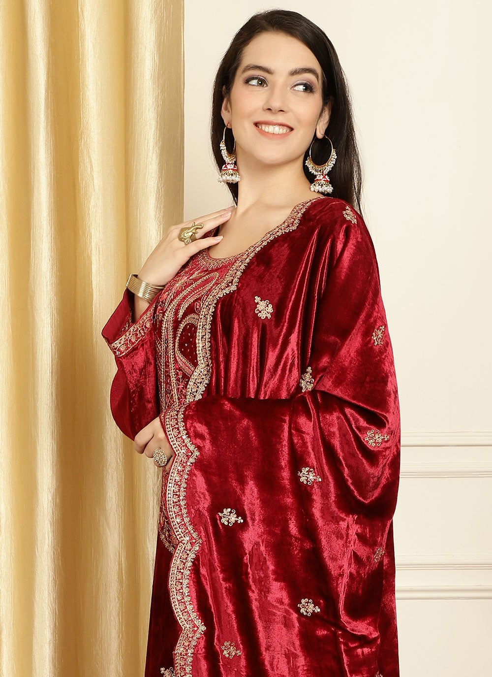 Velvet Salwar Suit - T1430