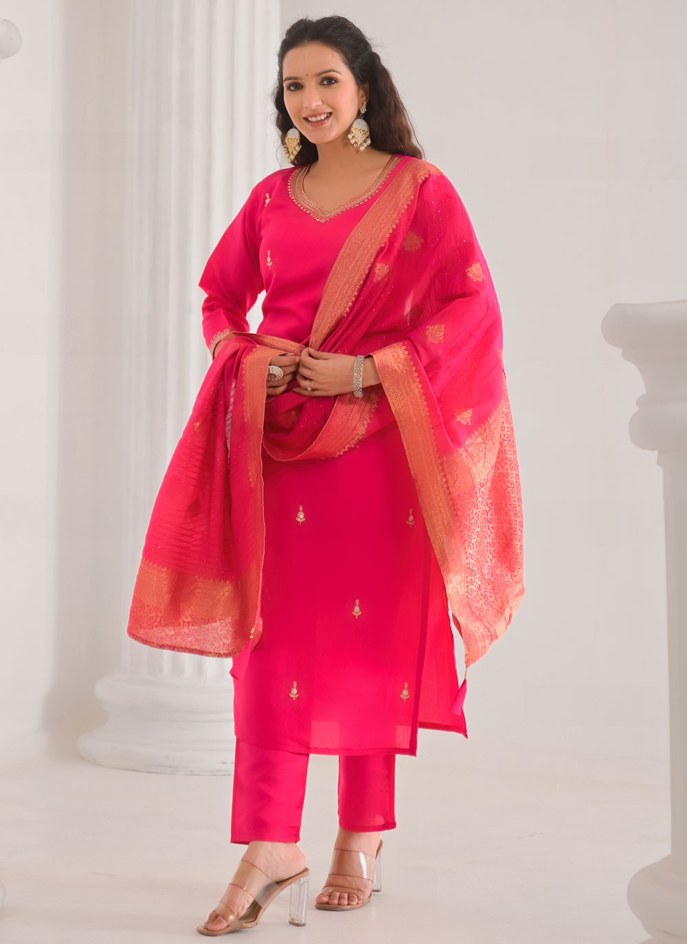 Archive Embroidered 316792 Hot Pink T6826