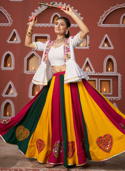 Lace Poly Silk Readymade Lehenga Choli - L2388