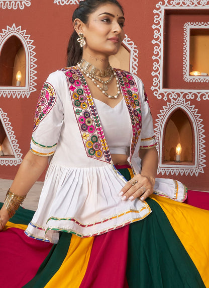 Lace Poly Silk Readymade Lehenga Choli - L2388