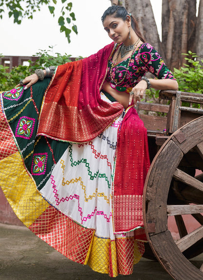 Embroidered Viscose Readymade Lehenga Choli - L2286