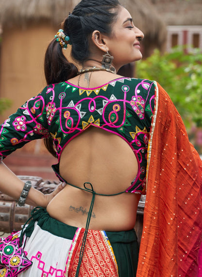 Embroidered Viscose Readymade Lehenga Choli - L2286