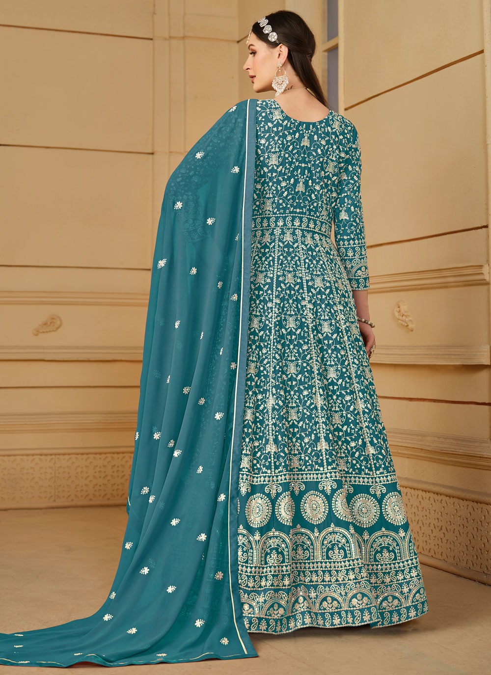 Faux Georgette Salwar Suit - T2174