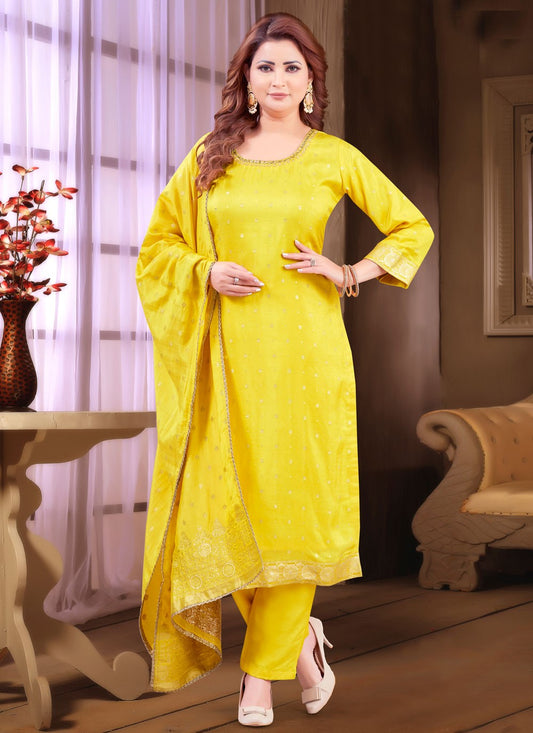 Archive Embroidered, Zari 316759 Yellow T6808