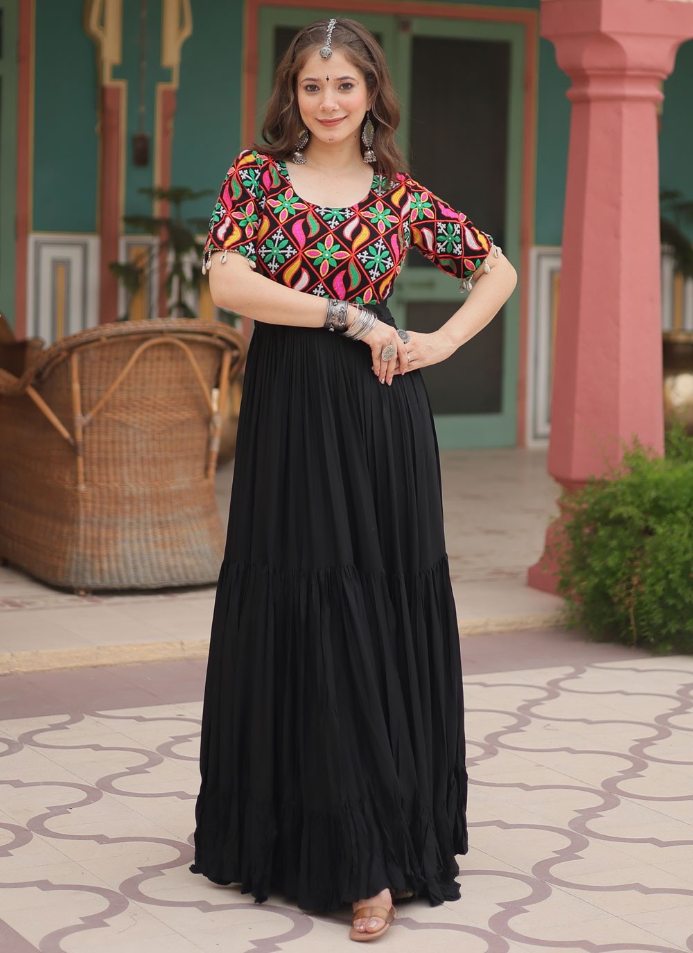 Faux Georgette Gown - G1539