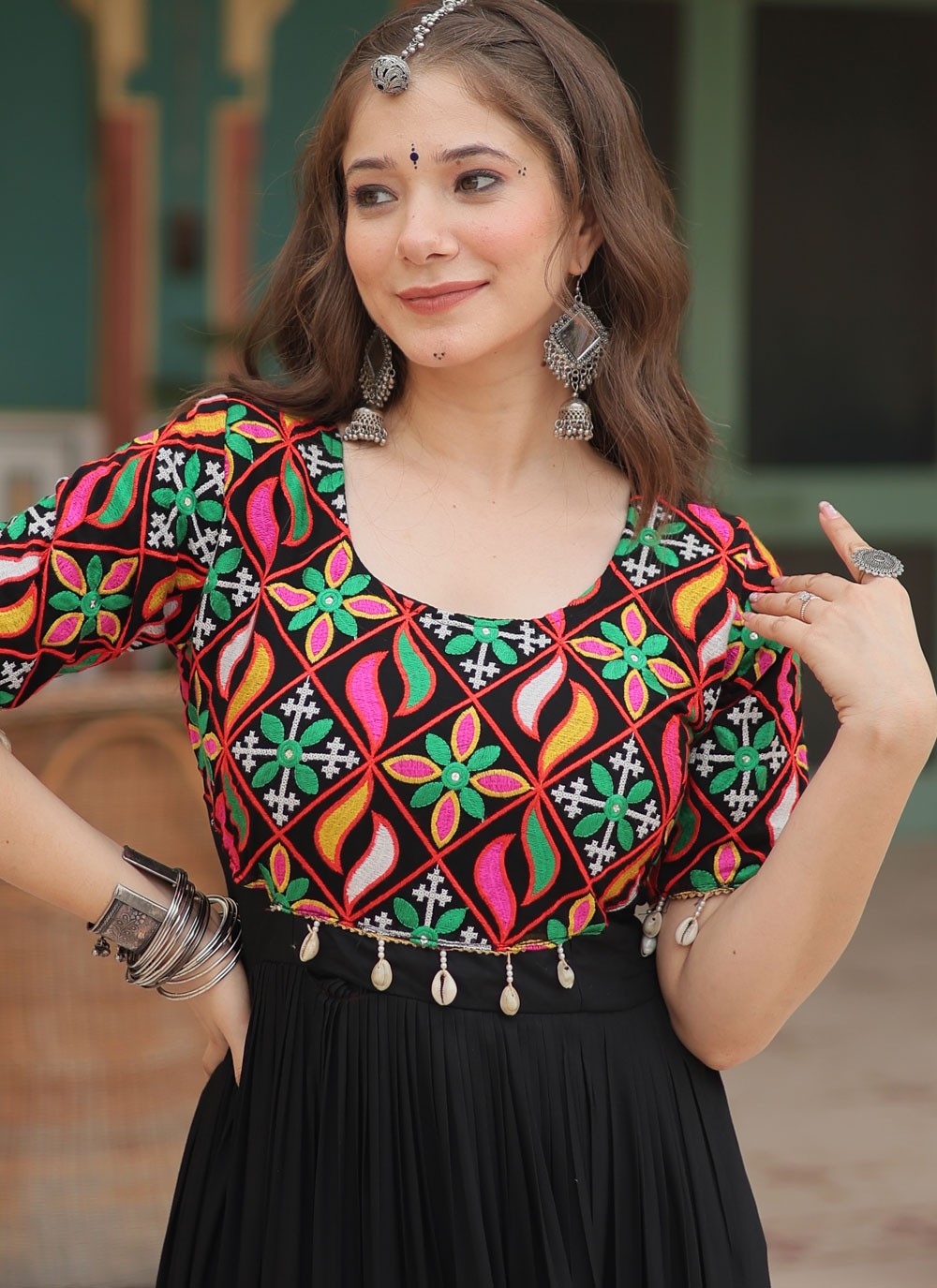Faux Georgette Gown - G1539