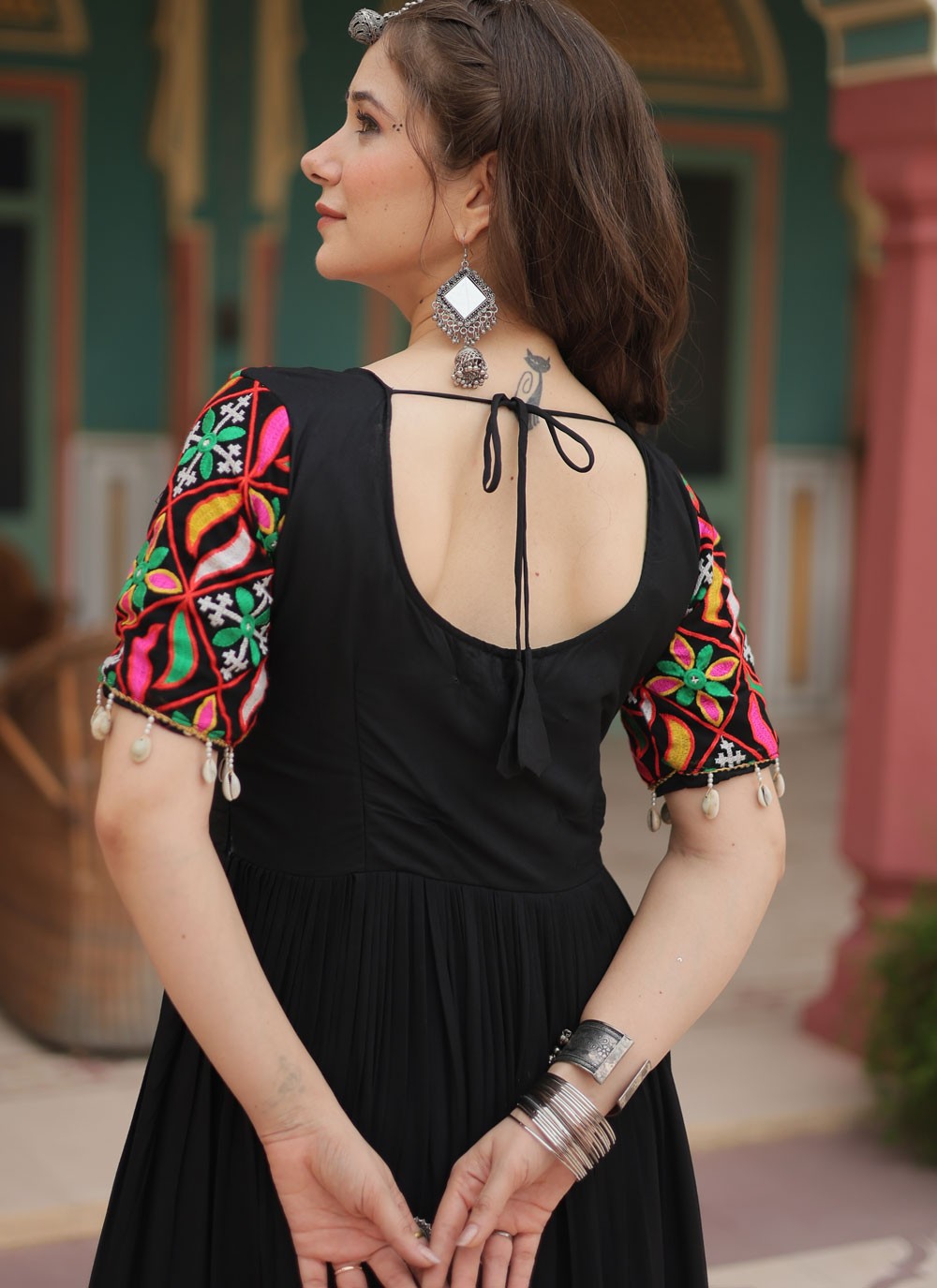 Faux Georgette Gown - G1539