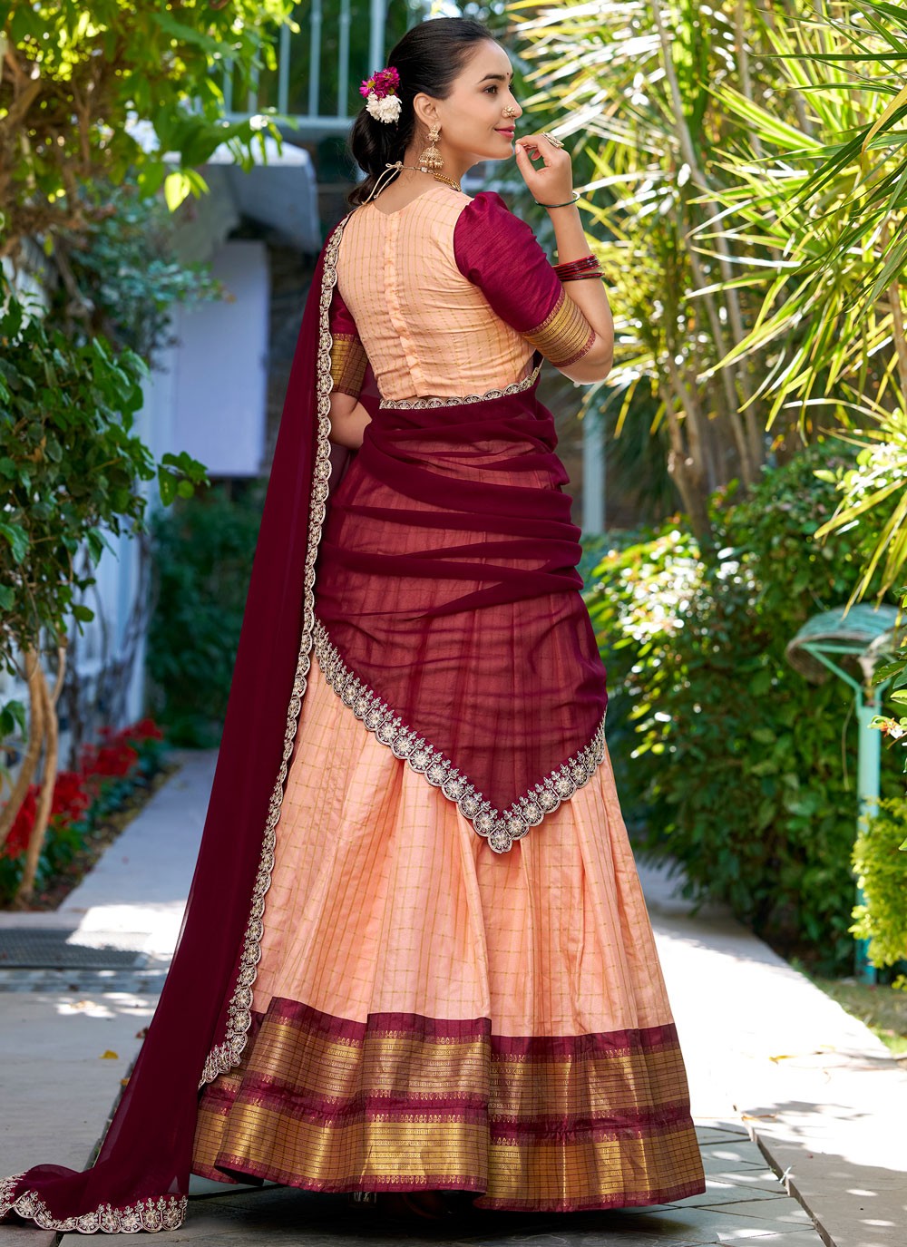 Fancy Fabric Ceremonial, Festival, Mehandi & Sangeet Readymade Lehenga Choli L3561