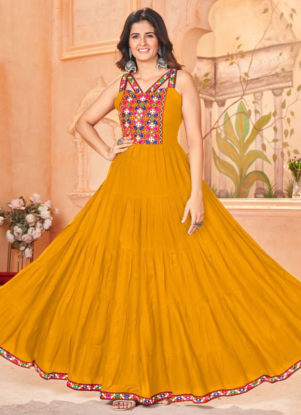 Rayon Gown - G1550