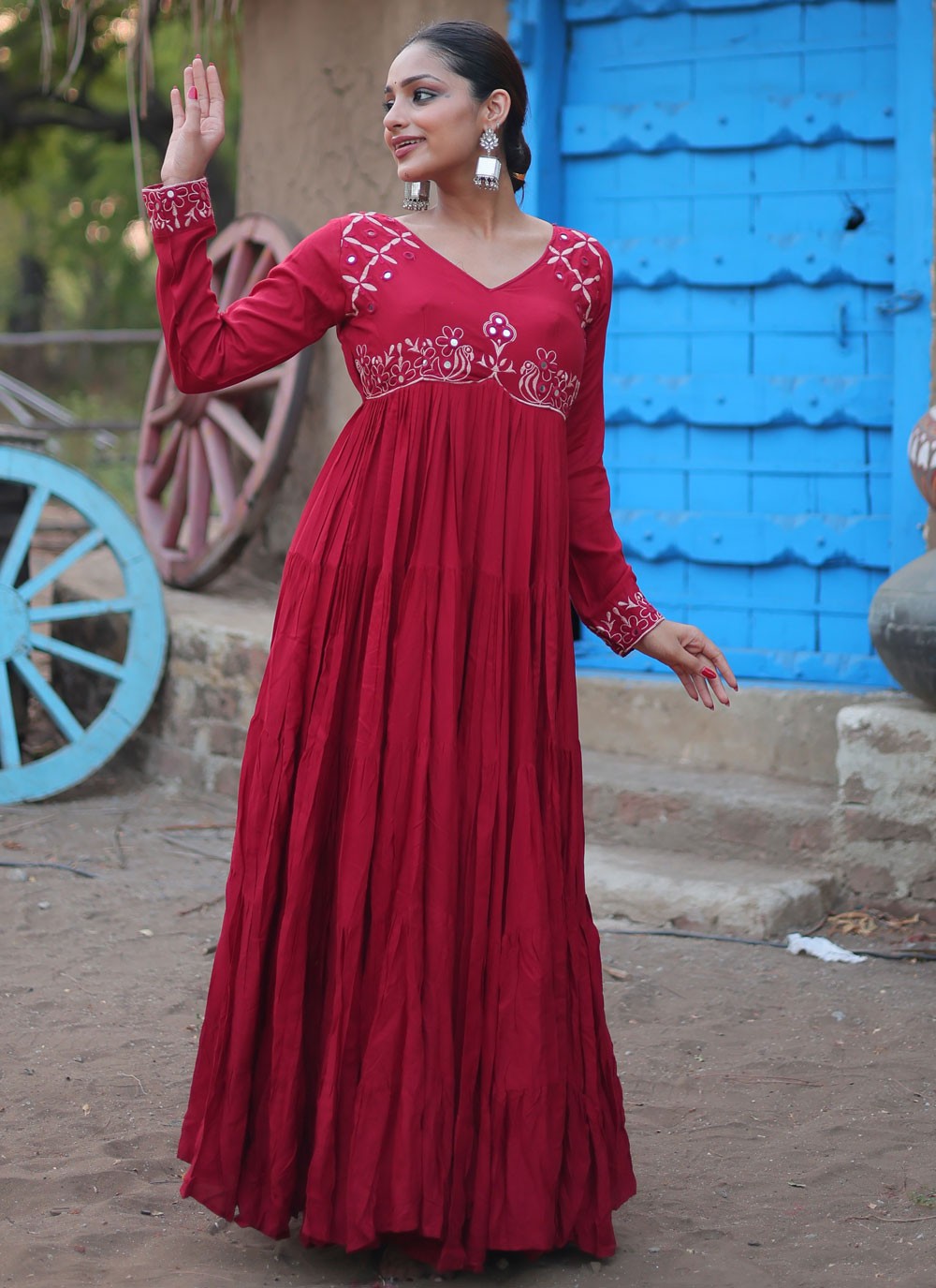 Rayon Gown - G1525