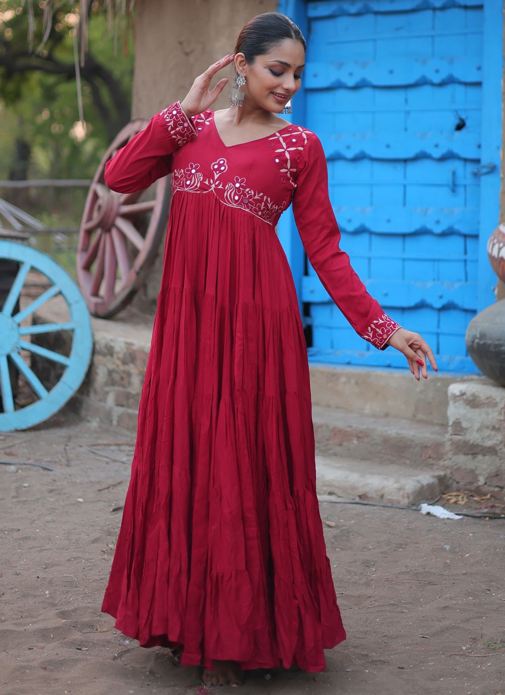 Rayon Gown - G1525