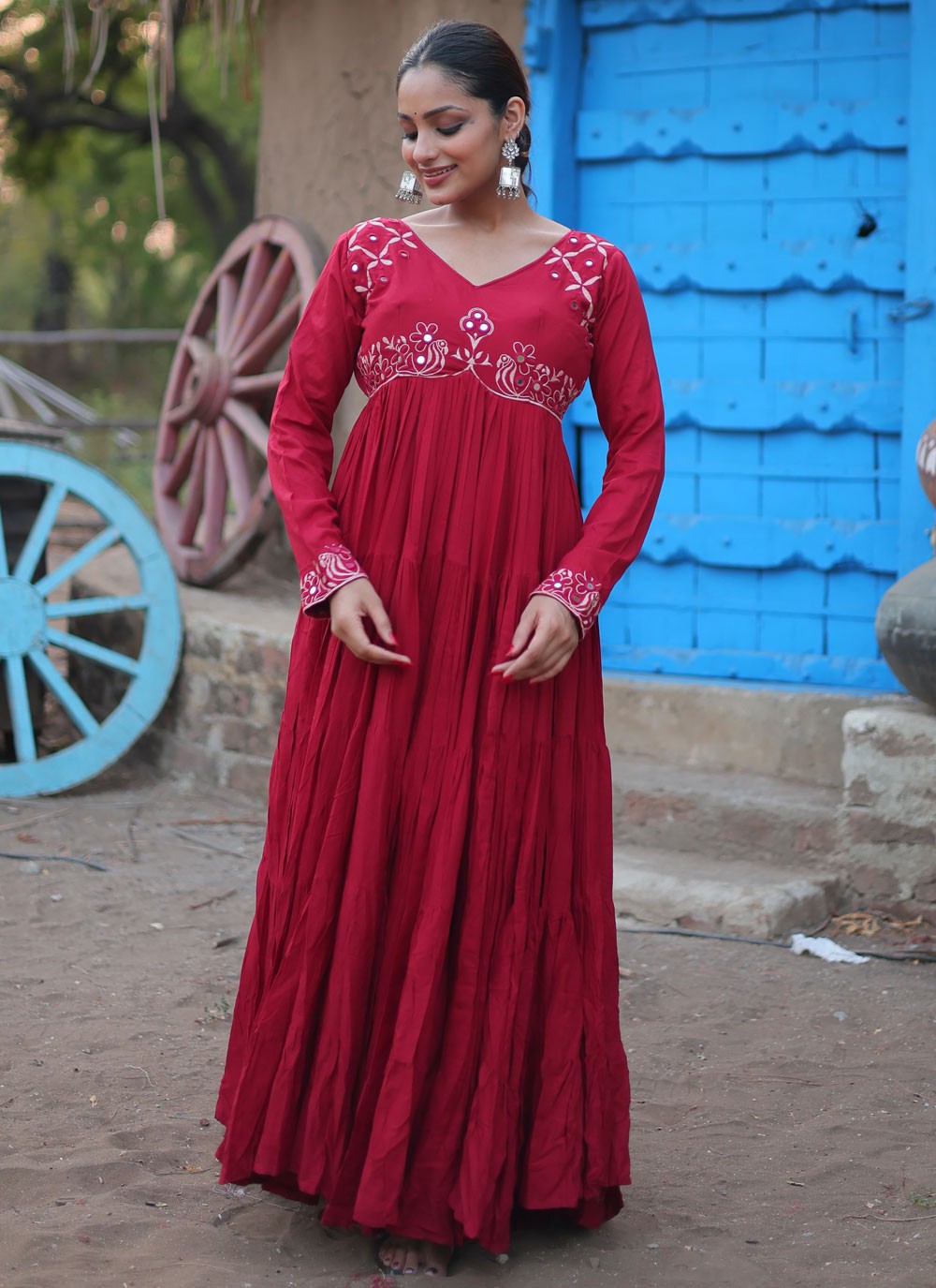 Rayon Gown - G1525