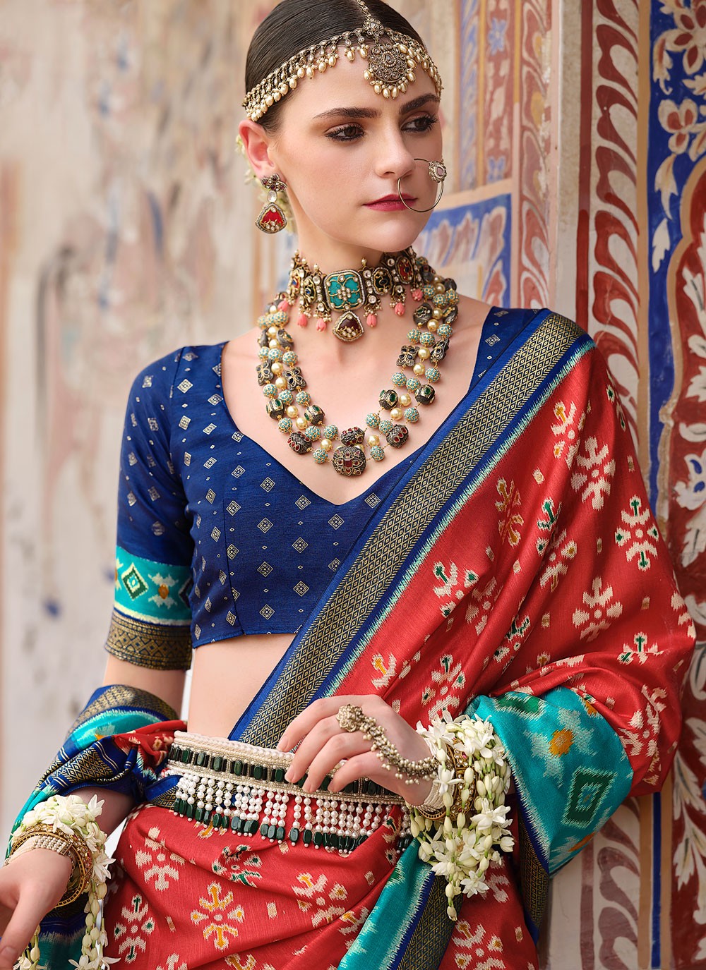 Classic Fancy Work Silk Saree - S8555
