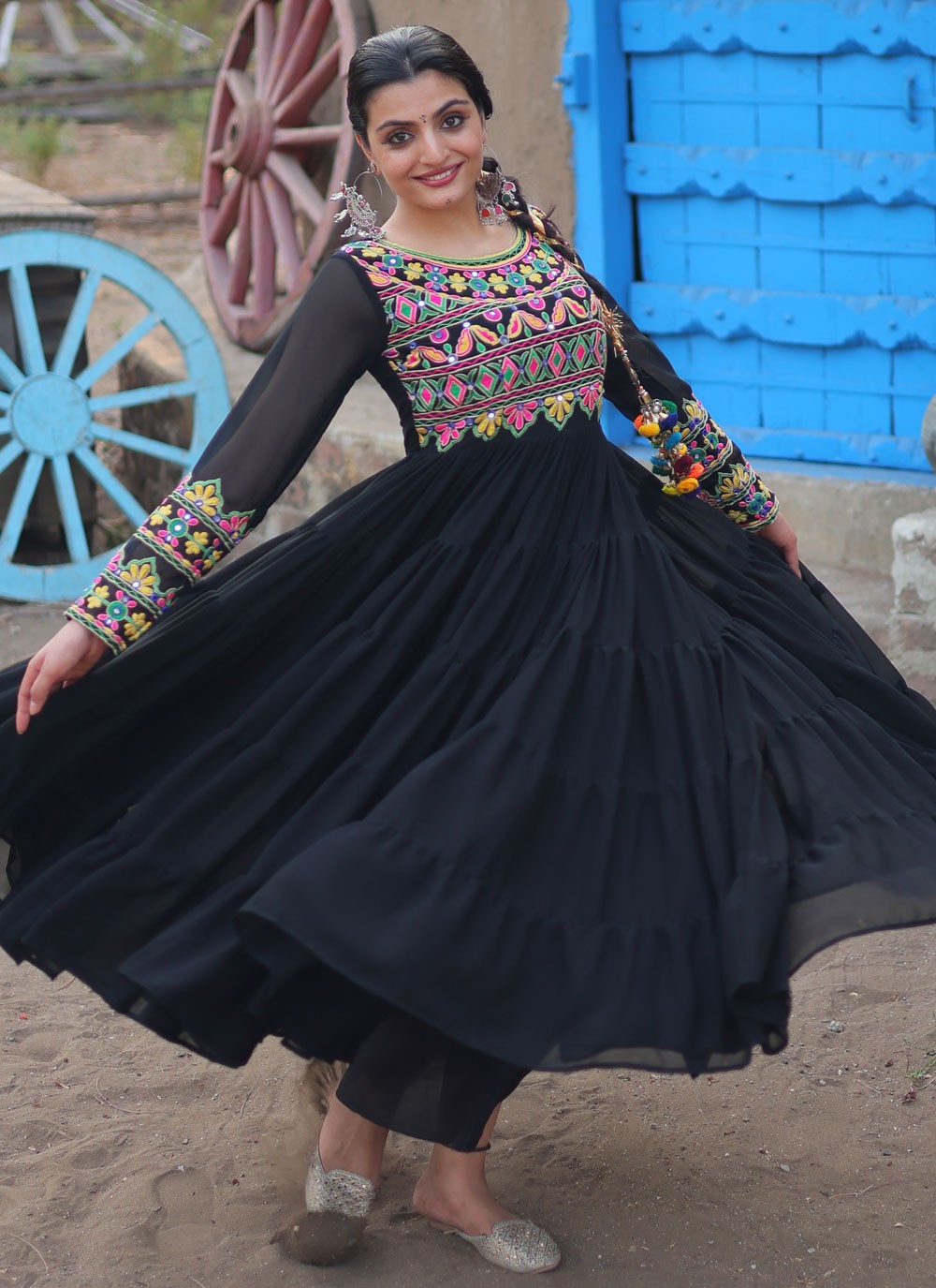 Faux Georgette Gown - G1523