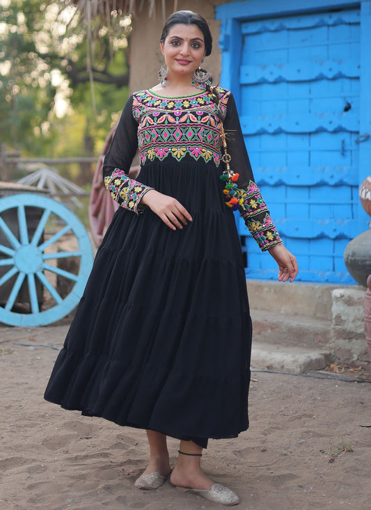 Faux Georgette Gown - G1523