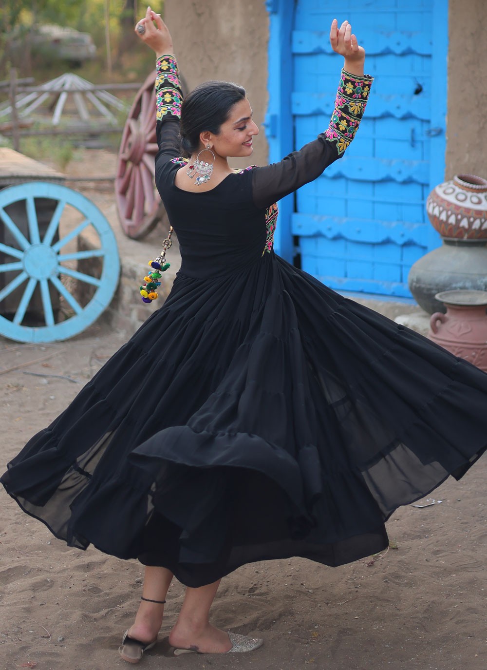 Faux Georgette Gown - G1523