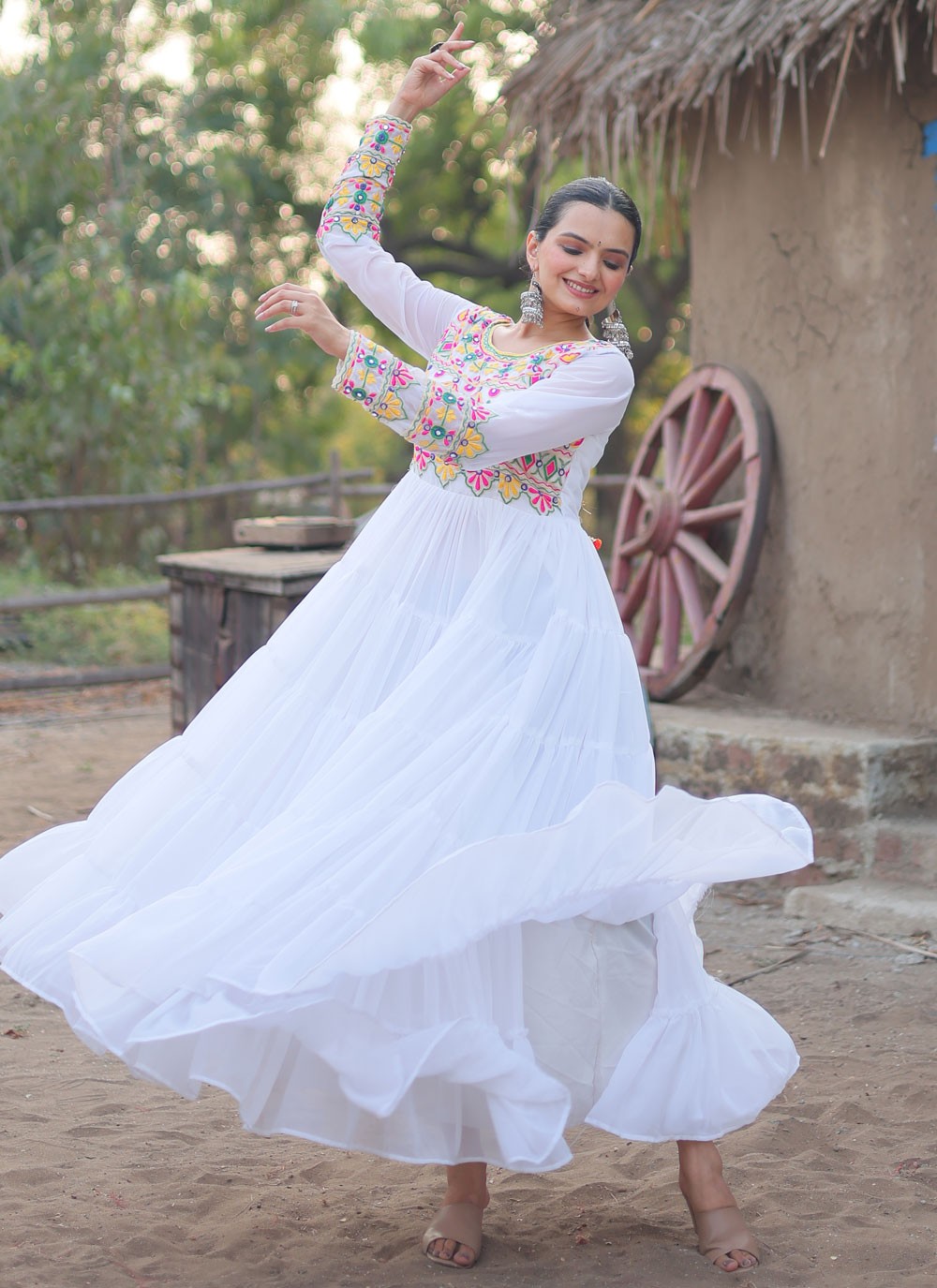 Faux Georgette Gown - G1523