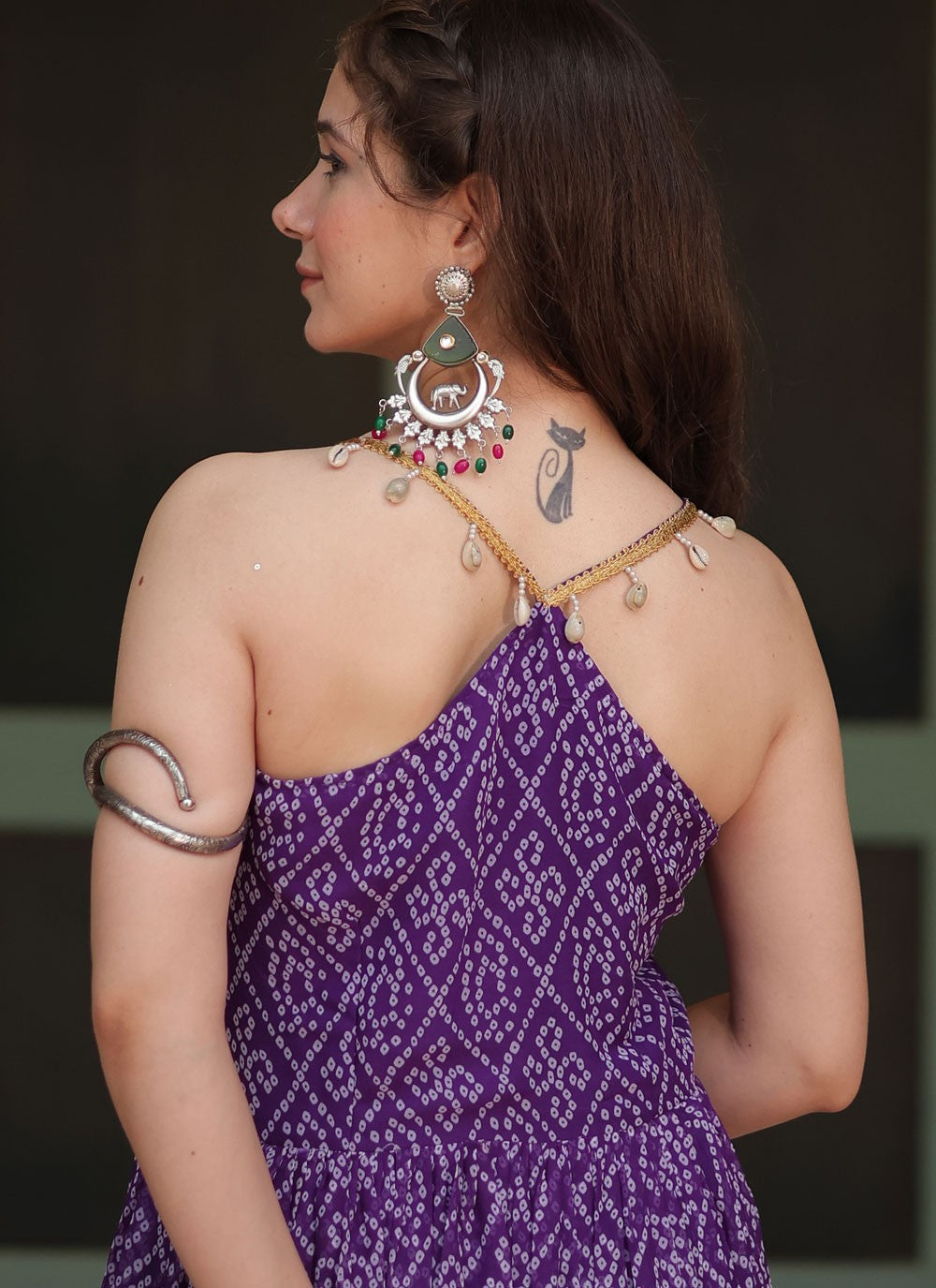 Faux Georgette Gown - G1543