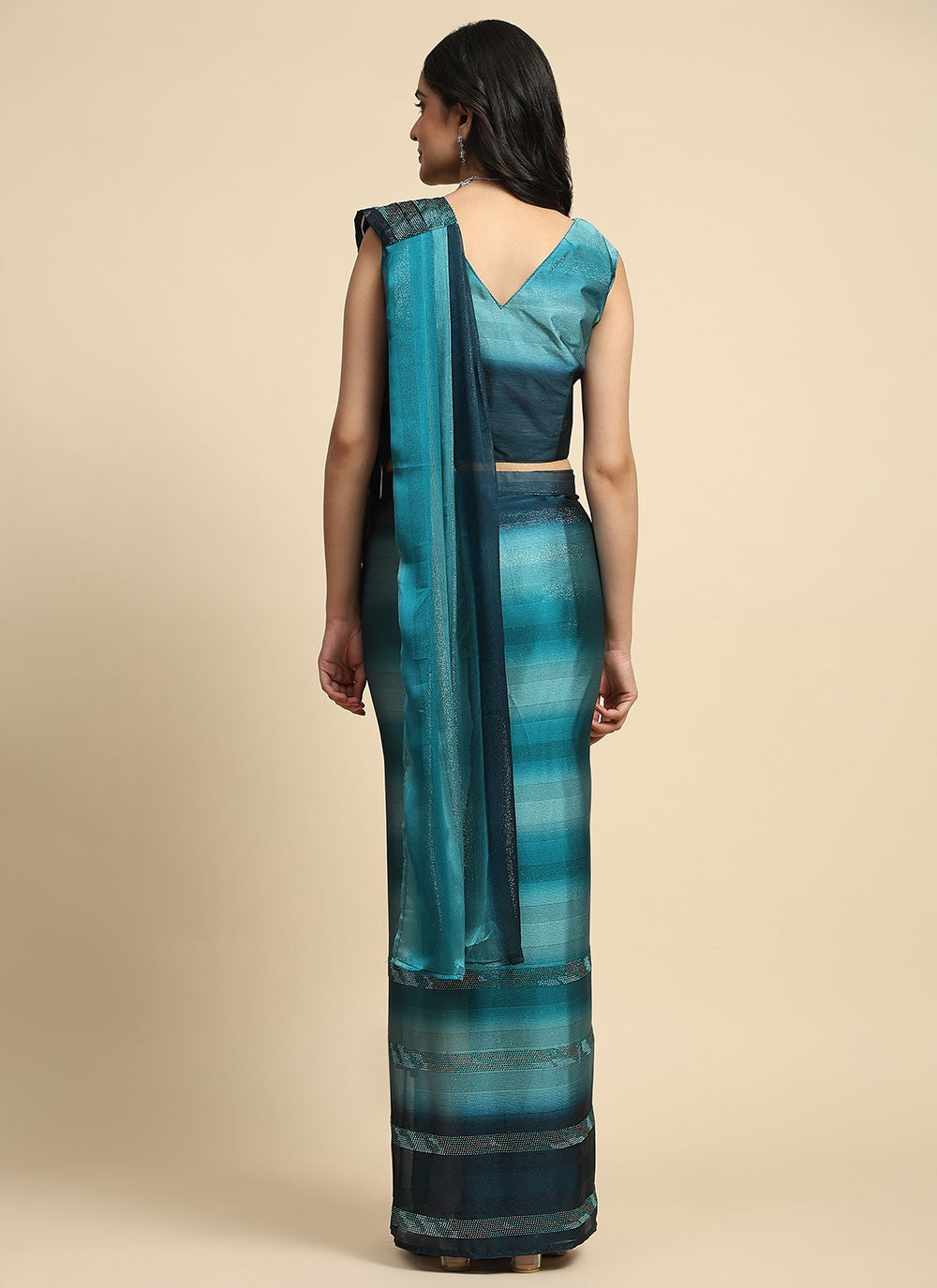 Classic Stones Satin Silk Saree - S7063