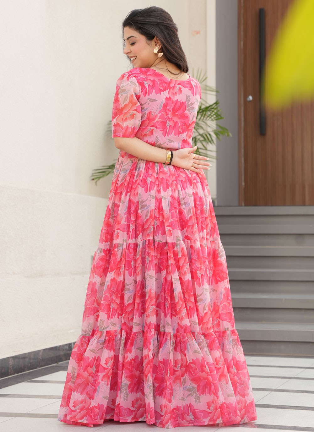 Faux Georgette Casual, Festival Gown G19876