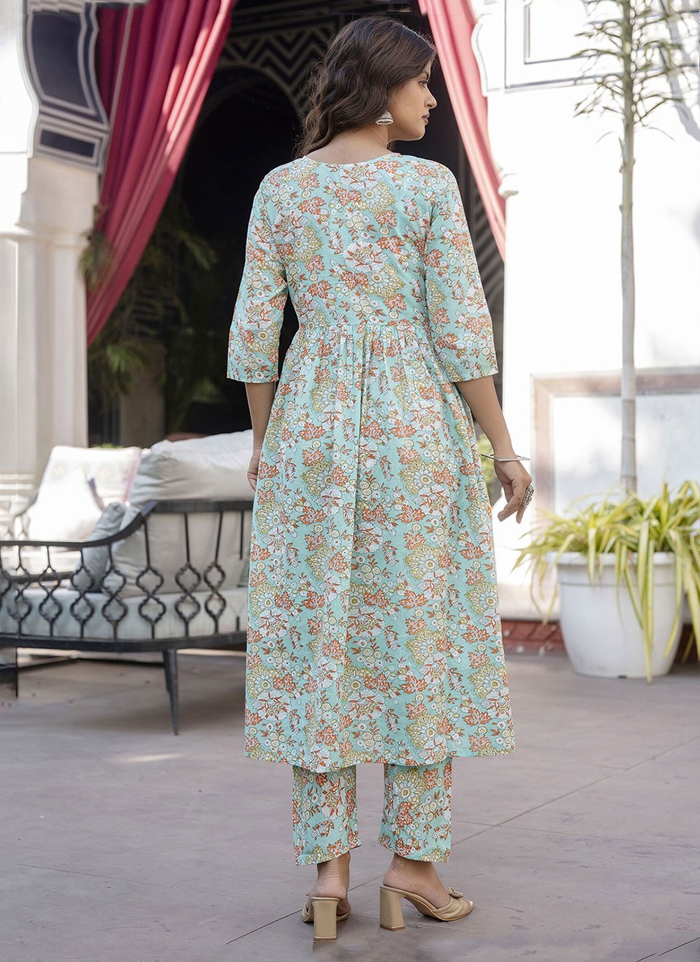 Cotton Anarkali - T2457