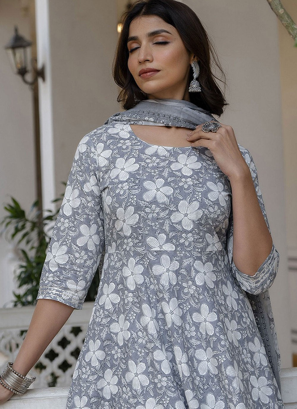Cotton Anarkali - T2457