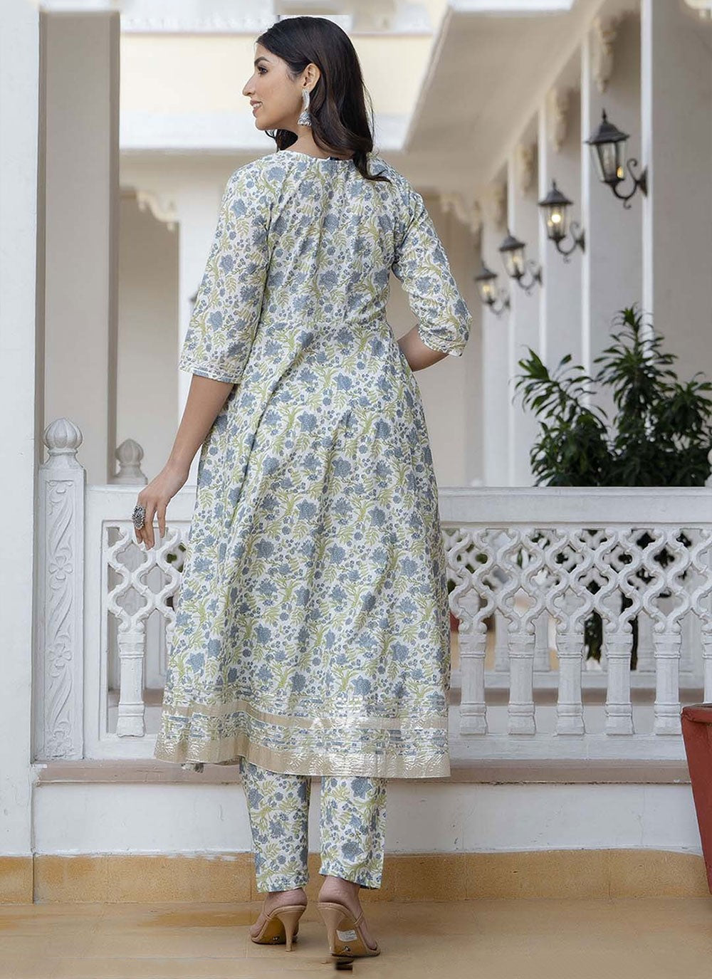 Cotton Anarkali - T2457