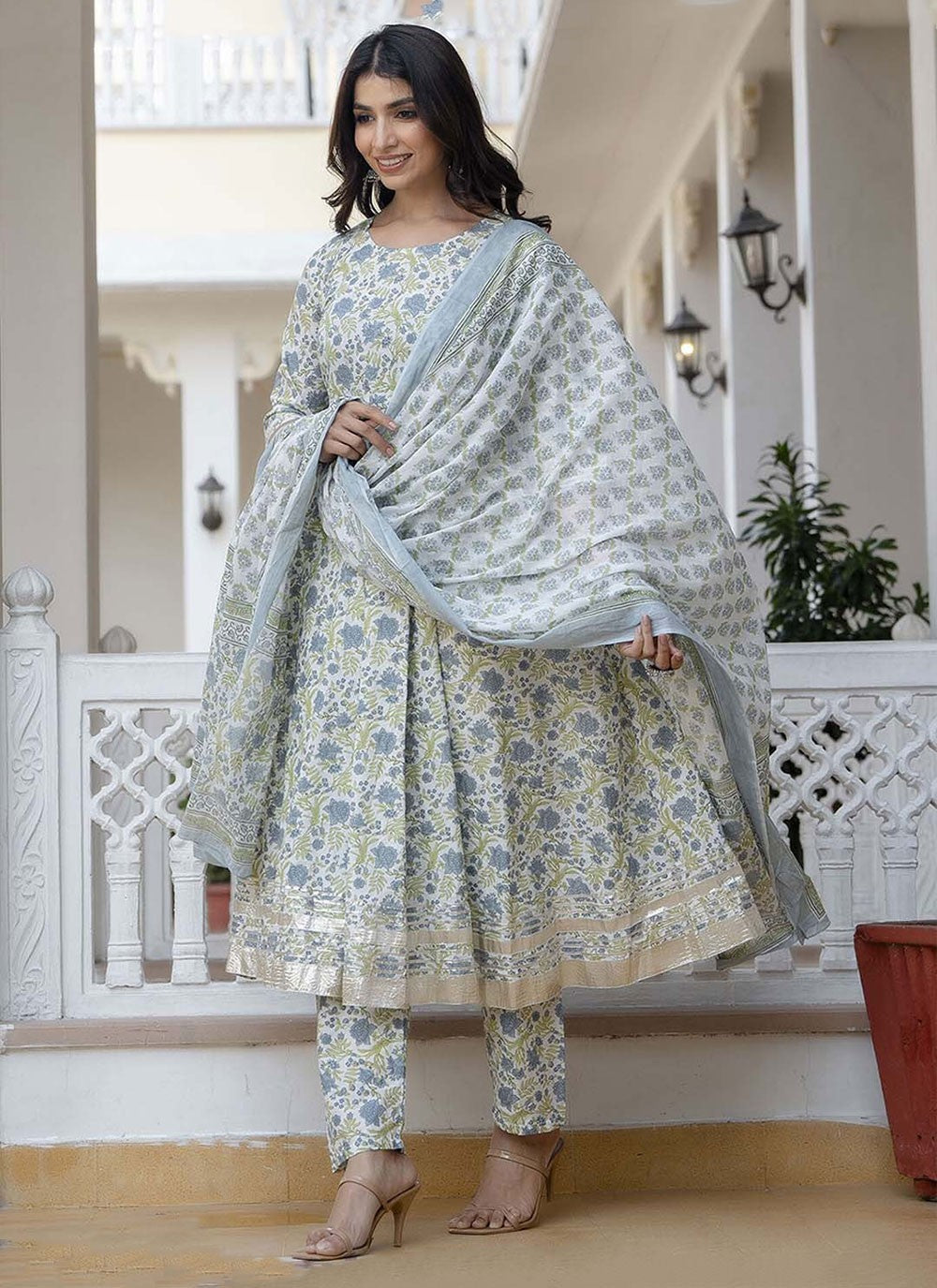 Cotton Anarkali - T2457