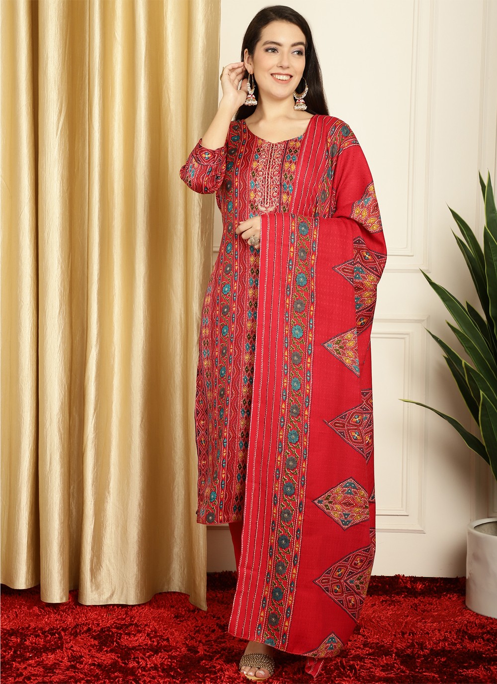 Pashmina Salwar Suit - T1359