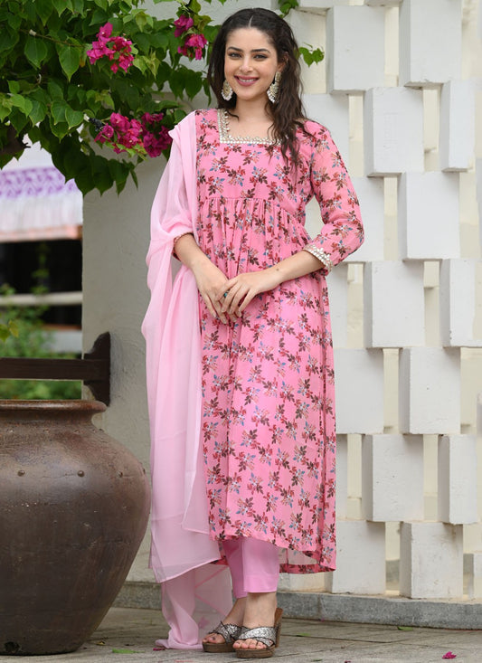 Archive Floral Printed 316616 Pink T6773