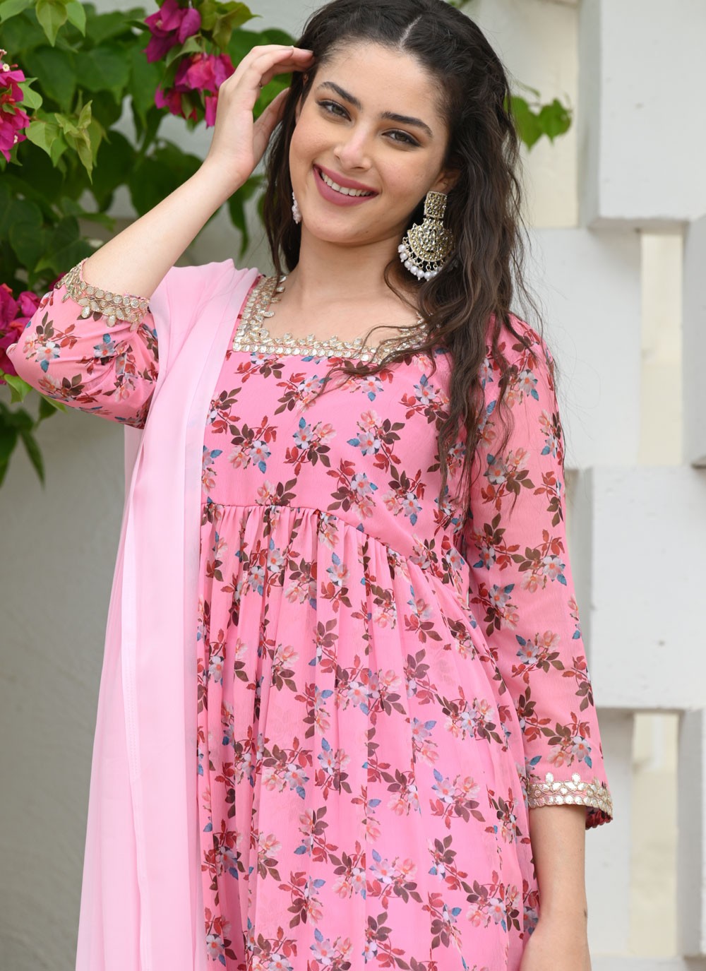 Archive Floral Printed 316616 Pink T6773