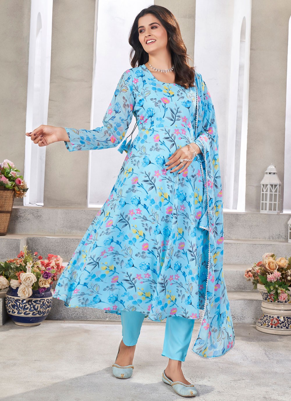 Georgette Salwar Suit - T3136