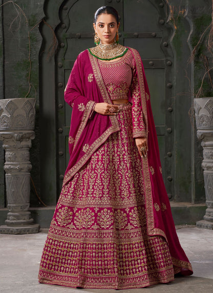Cord Georgette Readymade Lehenga Choli - L2154