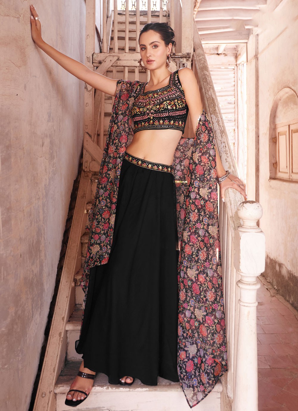 Organza, Silk Salwar Suit - T2578
