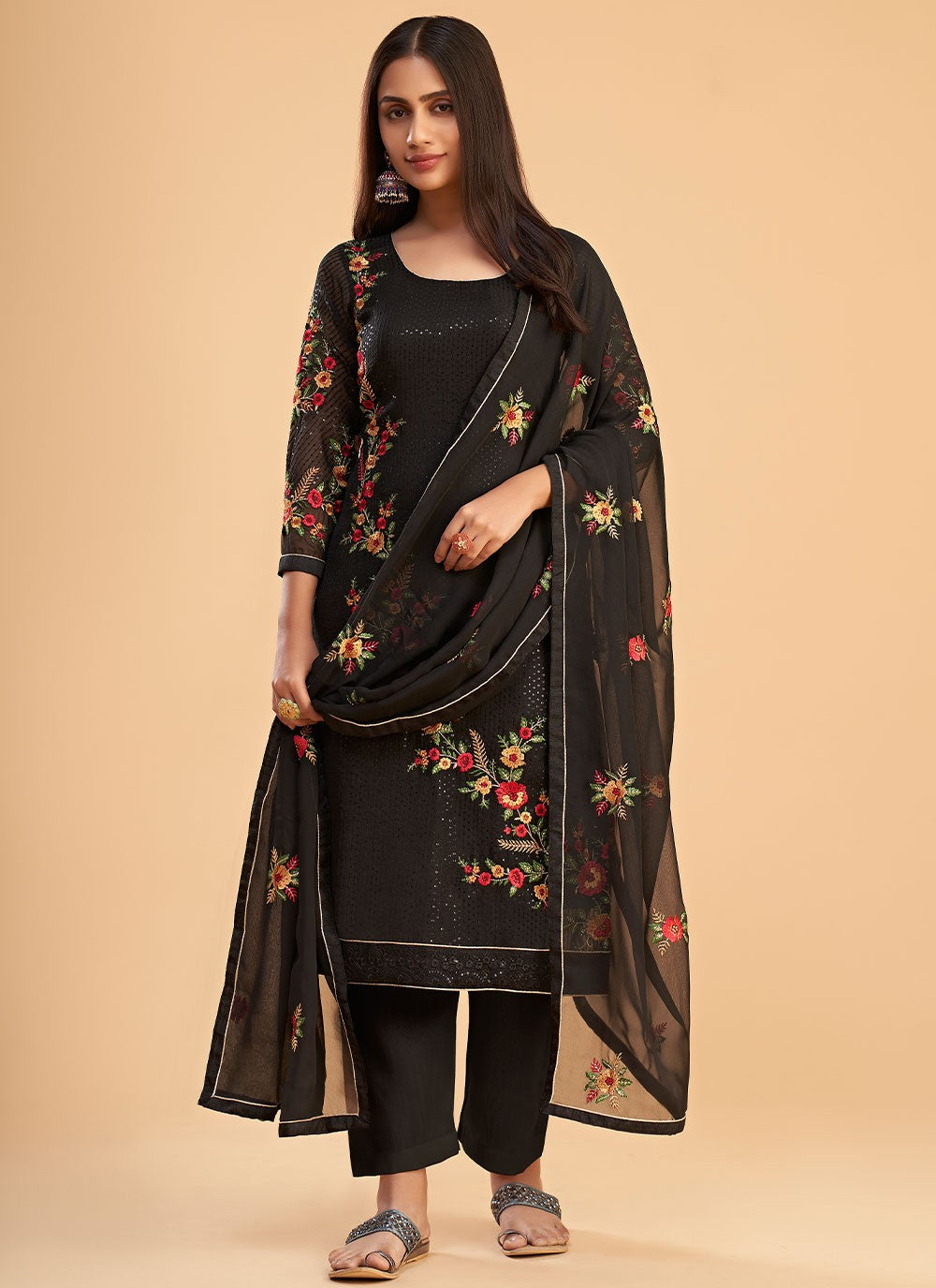 Georgette Salwar Suit - T1008