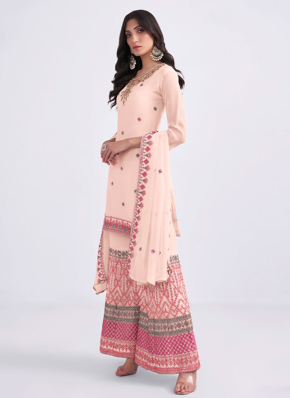 Georgette Salwar Suit - T898