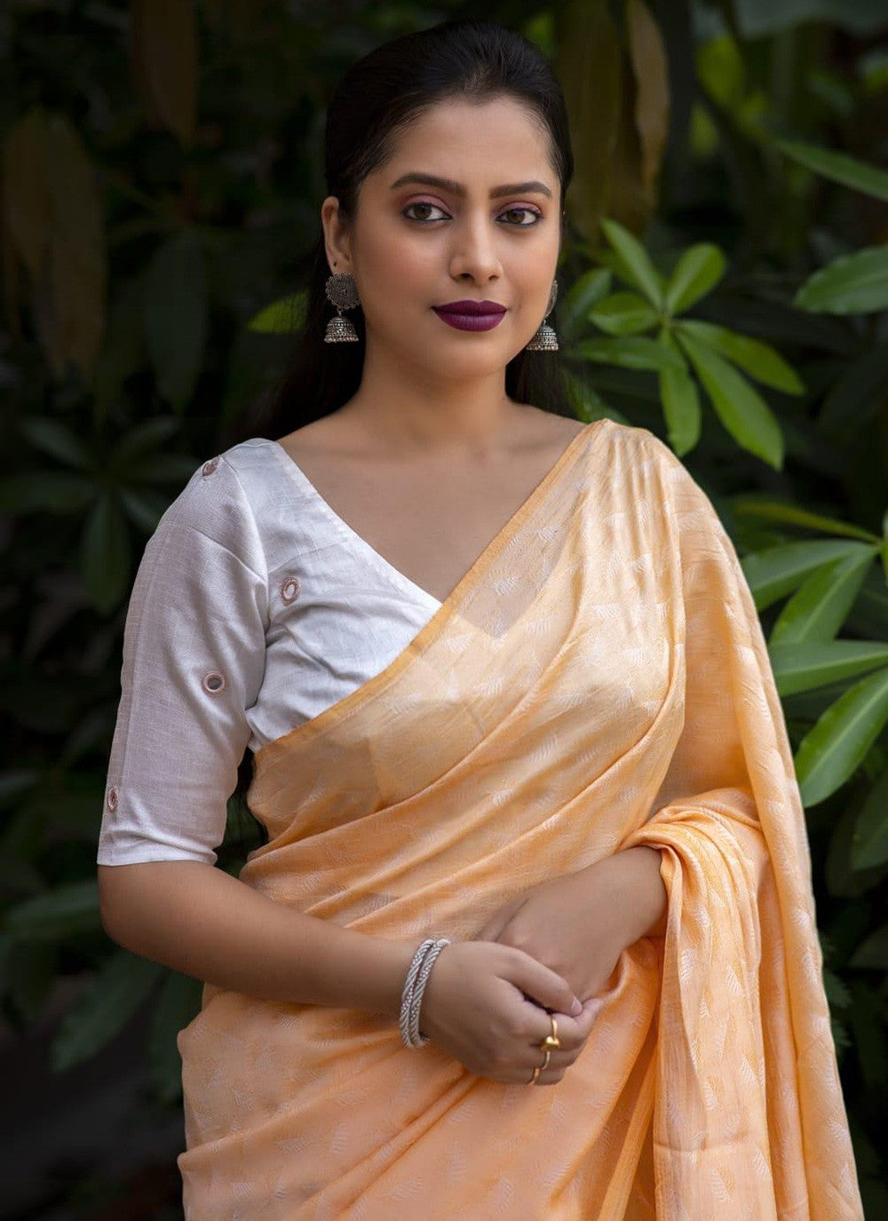 Trendy Fancy Work Chiffon Saree - S5752