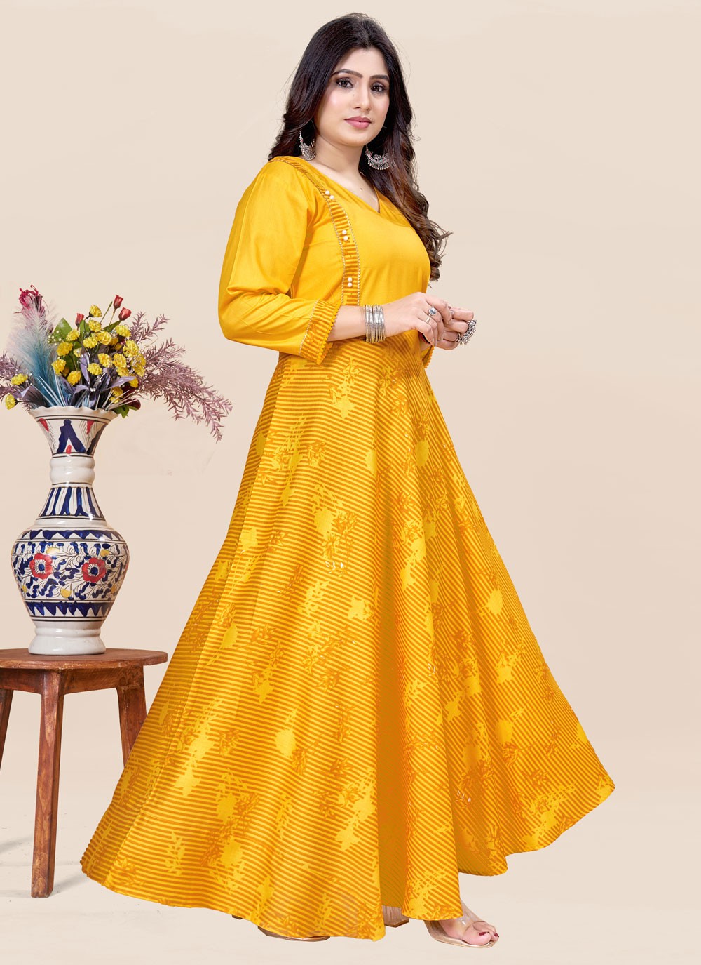 Rayon Gown - G1708