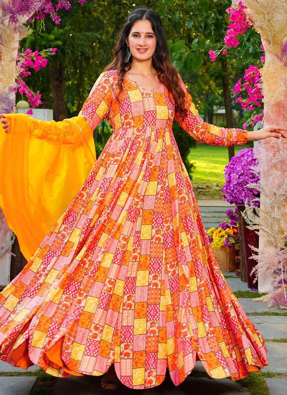 Rayon Gown - G1425