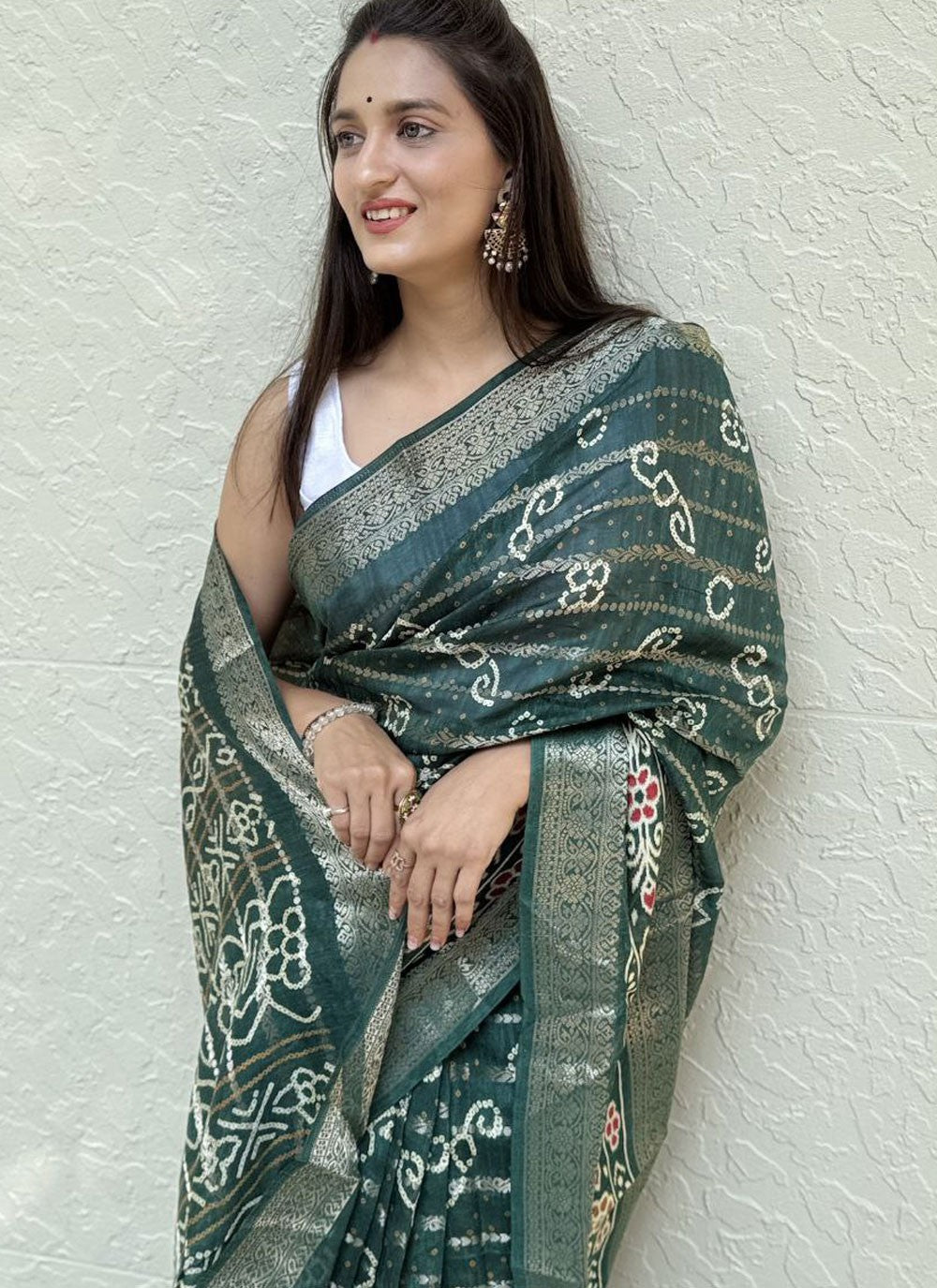 Printed Cotton Silk Saree - S11962