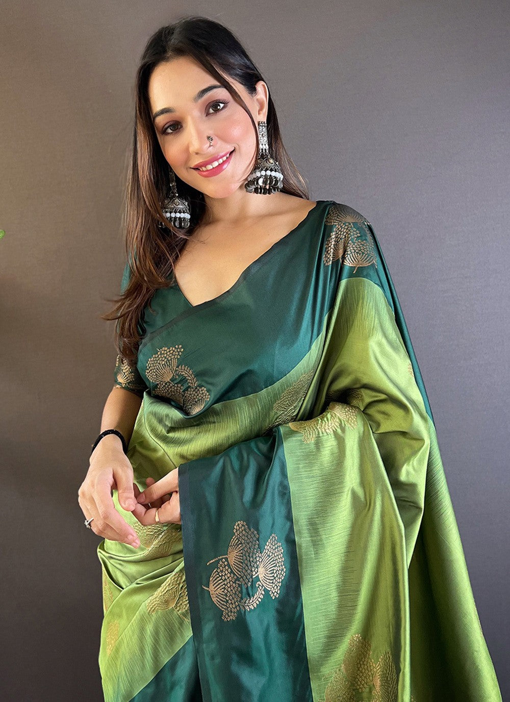 Traditional Woven Silk Saree - S7866